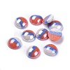 Opaque Glass Cabochons GGLA-S038-12F-10mm-1