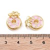 Rack Plating Brass Enamel Pendants KK-G512-19B-G-3