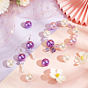   60Pcs 3 Colors Custom Resin Imitation Pearl Beads RESI-PH0001-93-4