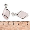 Natural Rose Quartz Pendants X-G-G073-5-2
