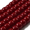 Opaque Glass Beads Strands GLAA-NH0002-B07-1