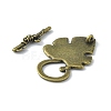 Alloy Toggle Clasps PALLOY-A20005-AB-FF-2