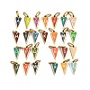 26Pcs 304 Stainless Steel Enamel Charms STAS-G359-06G-1