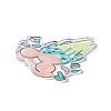 Transparent Printed Acrylic Pendants TACR-G042-01A-3