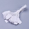 White Rectangle Jewelry Price Tags X1-TOOL-C003-02-1
