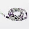 Natural Fluorite Bead Strands G-D840-56-4mm-AB-2