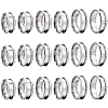 SUNNYCLUE 18Pcs 6 Size 304 Stainless Steel Grooved Finger Ring Settings RJEW-SC0001-05P-1