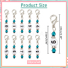 10Pcs 10 Styles Acrylic Pendant Stitch Markers HJEW-AB00747-2