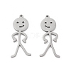 Non-Tarnish 304 Stainless Steel Pendants STAS-C003-06P-1
