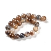 Natural Striped Agate/Banded Agate Beads Strands G-Z060-A01-B14-3