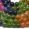 Natural Malaysia Jade Beads Strands G-L645-C01-8mm-11-4