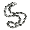 304 Stainless Steel Necklaces NJEW-C050-02AS-1