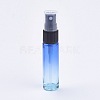 10ml Glass Gradient Color Refillable Spray Bottles MRMJ-WH0011-C06-10ml-1