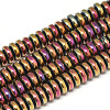 Electroplate Non-magnetic Synthetic Hematite Beads Strands G-T061-42D-1