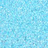 6/0 Inside Colours Transparent Glass Seed Beads X1-SEED-T007-07E-2