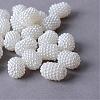 Acrylic Imitation Pearl Beads MACR-S810-02-1