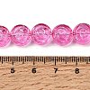Baking Paint Transparent Glass Beads Strands GL-CBA2ED2-04I-4