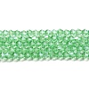 Transparent Electroplate Glass Beads Strands LS-GLAA-F029-3mm-C24-1
