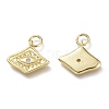 Brass Micro Pave Cubic Zirconia Pendants LS-KK-P188-C03-G-2