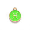 Alloy Enamel Pendants ENAM-S124-01A-06H-2