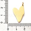 Pride 304 Stainless Steel Enamel Pendants STAS-B079-01G-04-3
