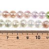 Electroplate Glass Beads Strands EGLA-D300-06-8mm-17-5