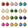 24Pcs 12 Colors K5 Glass Pendants FIND-TA0007-92KCG-2