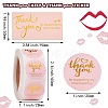 1 Roll Word Thank You Self Adhesive Paper Stickers DIY-SZ0007-82A-7