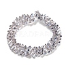 Electroplate Transparent Glass Beads Strands X-EGLA-P052-02A-PL04-2