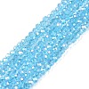 Electroplate Glass Beads Strands LS-EGLA-A044-T2mm-B08-1