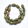 Natural Unakite Beads Strands G-S357-A04-2