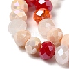 Glass Beads Strands EGLA-A034-M8mm-27-4