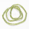 Electroplate Glass Faceted Rondelle Beads Strands EGLA-D020-4x3mm-34-2