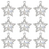 10Pcs Glass Pendants GLAA-YW0004-64A-04-1