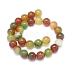 Natural Banded Agate/Striped Agate Beads Strands X-G-D0005-22-14mm-2