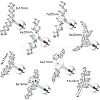 8Pcs 8 Styles Brass Micro Pave Clear Cubic Zirconia and Acrylic Cartilage Earrings WG69006-02-2