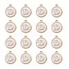 Golden Plated Alloy Charms X-ENAM-S118-01D-2
