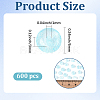 600Pcs Glass Seed Beads SEED-PA0001-17A-2