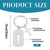 1Pc Stainless Steel Keychains KEYC-TADJ0001-08I-2