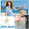 1Pc Zinc Alloy Shell Shape Keychains KEYC-NB0001-83-5