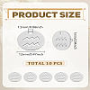 10Pcs 304 Stainless Steel Charms STAS-LP0003-19L-2