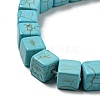 Dyed Synthetic Turquoise Beads Strands G-G075-B02-01-4
