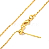 Brass Box Chain Necklaces for Women NJEW-G084-09G-2