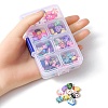 160Pcs 8 Style Handmade Polymer Clay Beads CLAY-YW0001-72-5