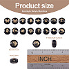 32Pcs 16 Style Handmade Lampwork Beads LAMP-CD0001-18-3