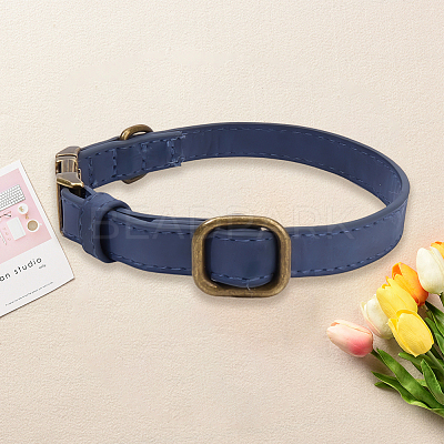 PU Leather Dog Collar AJEW-WH20070-093A-04-1