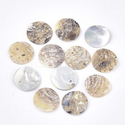 Natural Akoya Shell Pendants SHEL-S274-75C-11-1
