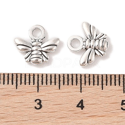Tibetan Style Alloy Charms TIBEP-A123292-AS-FF-1