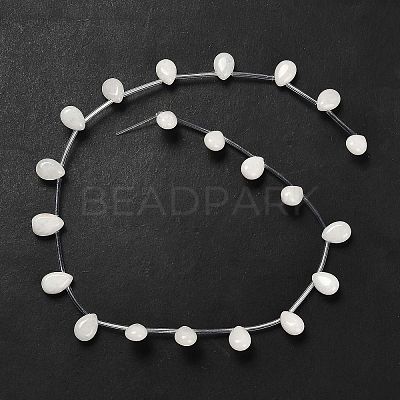 Natural White Jade Beads Strands G-P562-A01-01-1