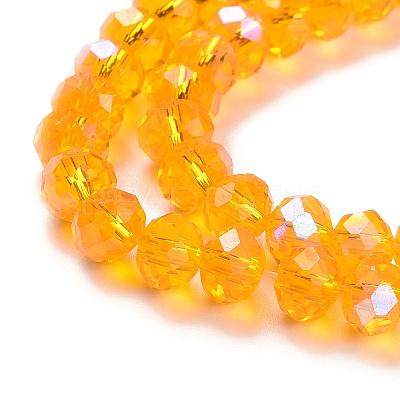 Electroplate Glass Beads Strands EGLA-A034-T3mm-L11-1